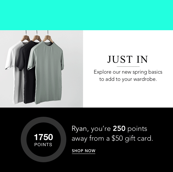 A retail email with personalized content
