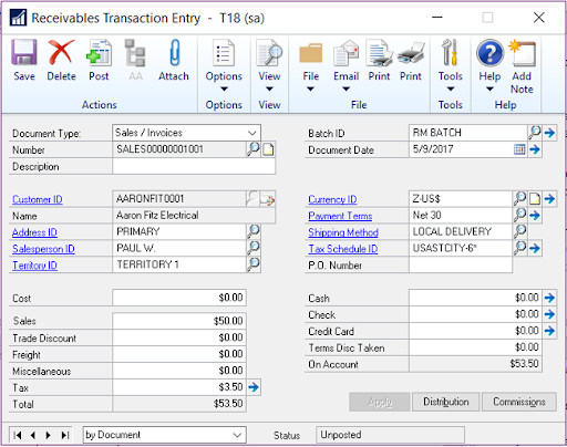 Microsoft Dynamics GP