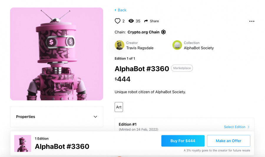 crypto.com buy nft