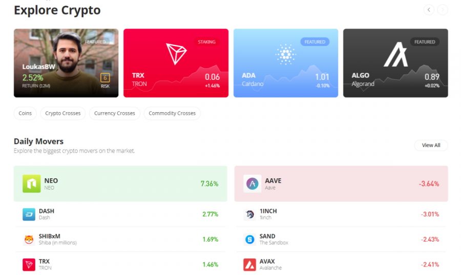 eToro Crypto