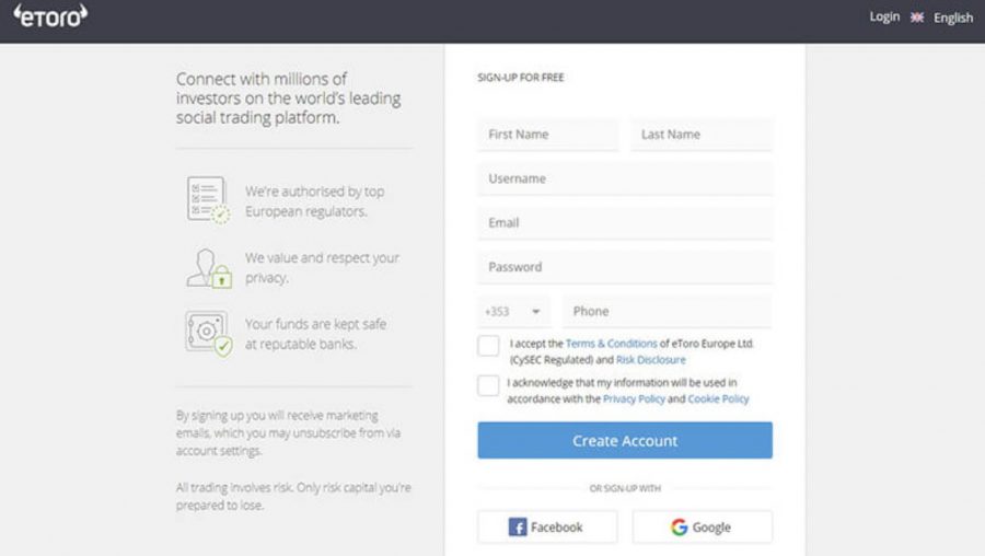 etoro signup i