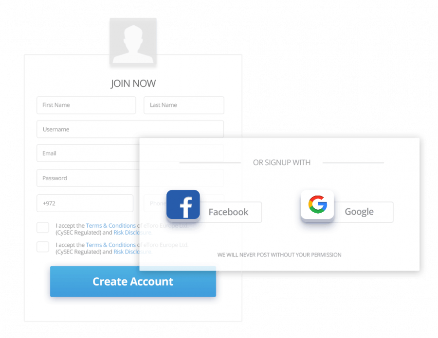 Sign up to eToro