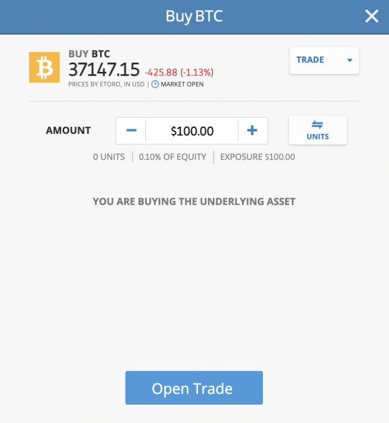 how to buy bitcoin on etoro