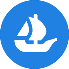 logotipo de mar abierto