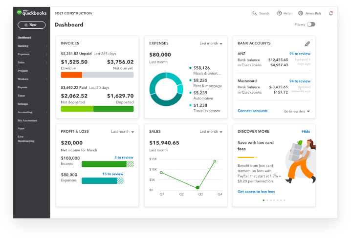 quickbooks online screenshot - Intuit QuickBooks Review: How Good Is This Payment Service?
