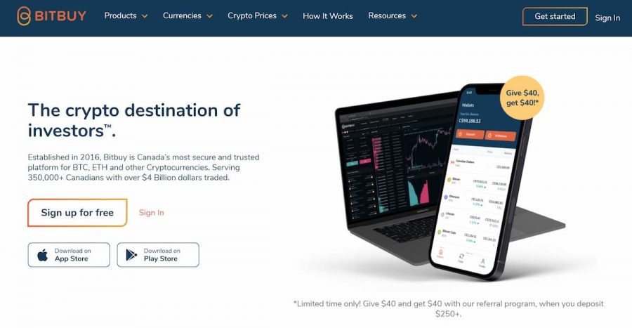 Buy cryptocurrency canada app ethereum price histrory