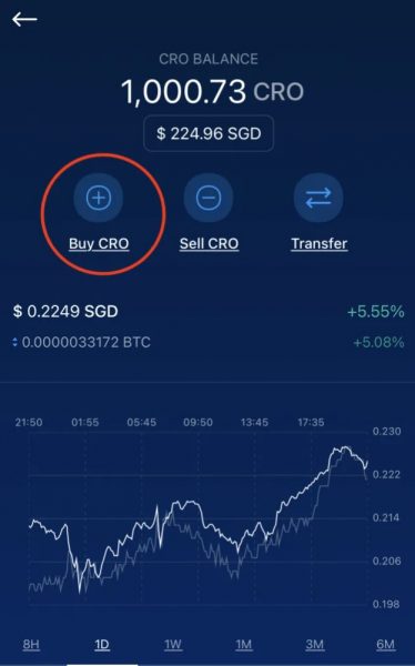 Buy CRO on Crypto.com