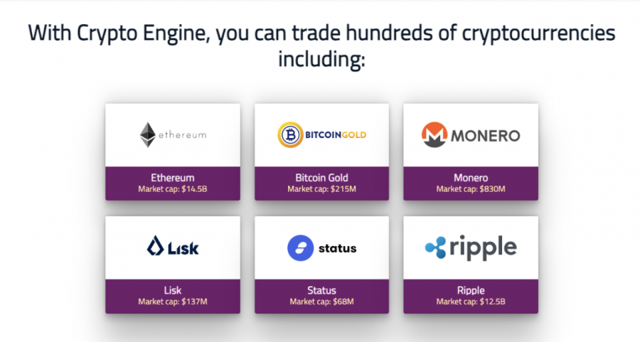 Crypto Engine homepage 2