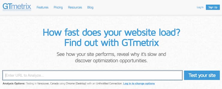 GTmetrix