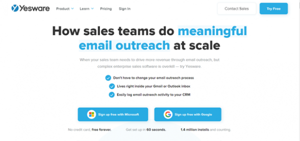 Yesware | Best email outreach software for scaling your business