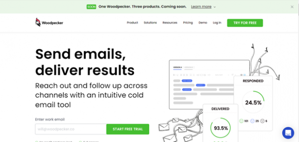 Woodpecker | Best cold email outreach tool for automated campaigns