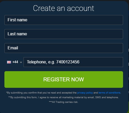 bitiq sign up