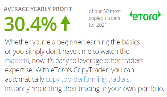 eToro automated copytrader