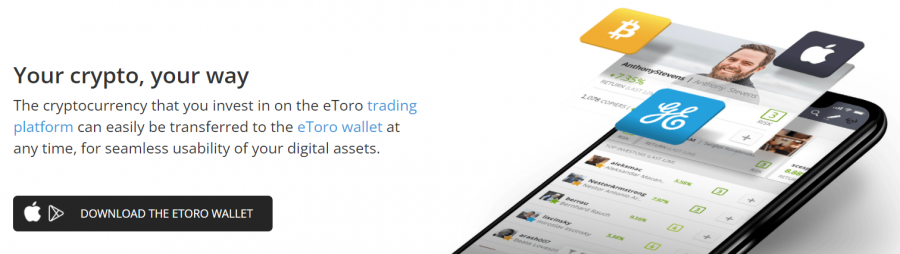 eToro is one of the safest wallet options available to buy crypto