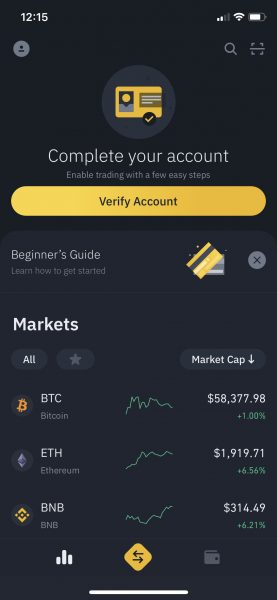 Binance app