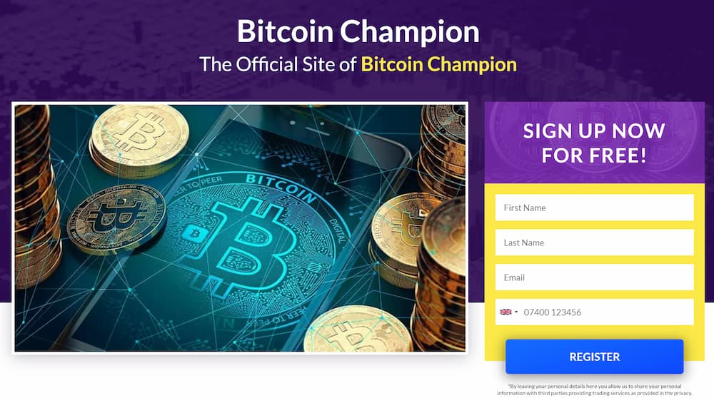 Bitcoin Champion Homepage