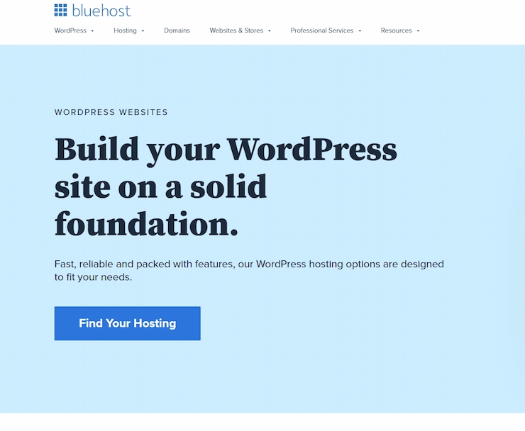 Bluehost has 1-click WordPress installation
