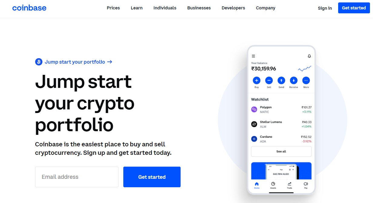 Buy Crypto on Coinbase