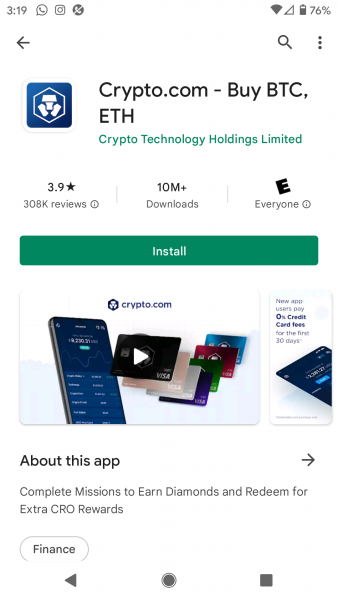 Download Crypto.com App