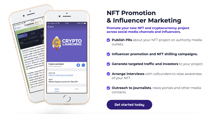 CryptoPR NFT Promotion