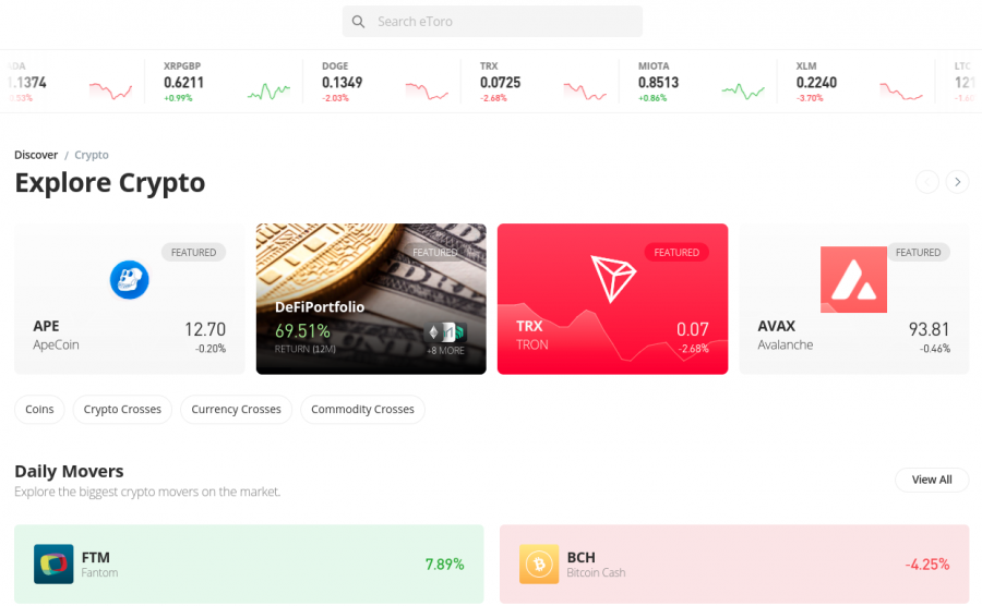 eToro Crypto