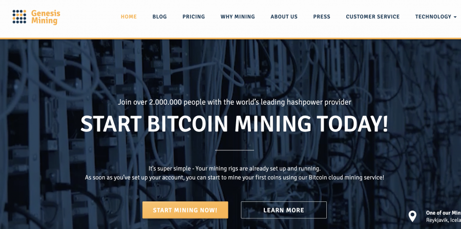 Genesis Mining: la piattaforma di mining più user-friendly