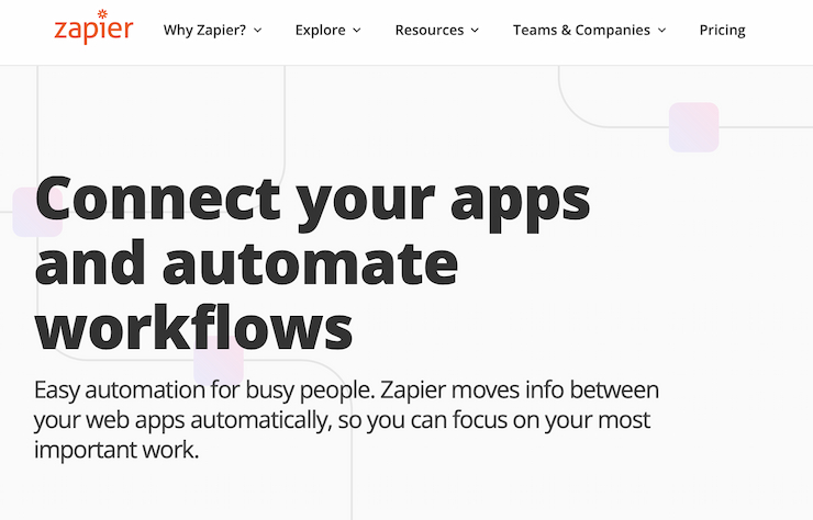 Zapier is the Best for Connecting Different Apps
