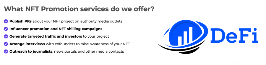 CryptoPR promotional services