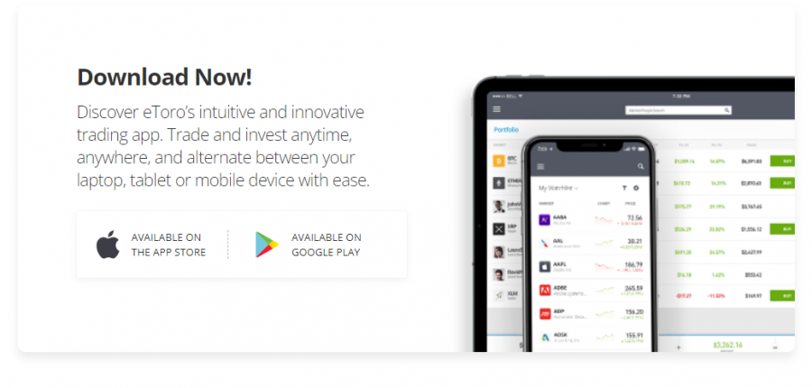 etoro mobile app