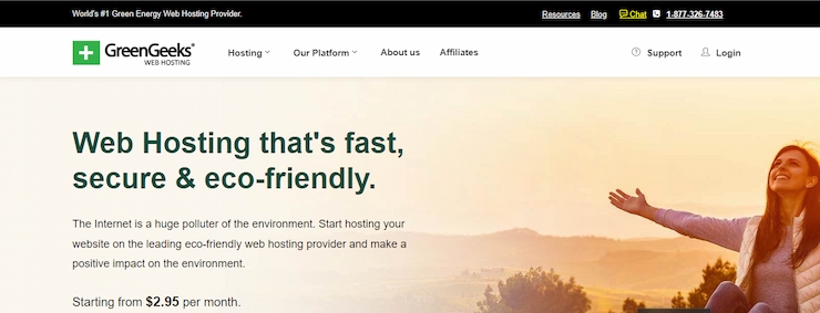 Best eco-friendly hosting platform