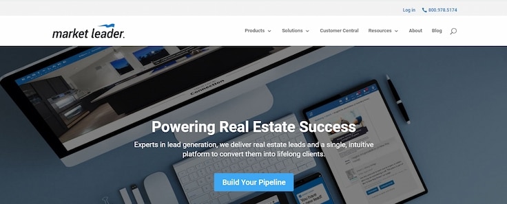 Market Leader is top real estate CRM platform with website integration