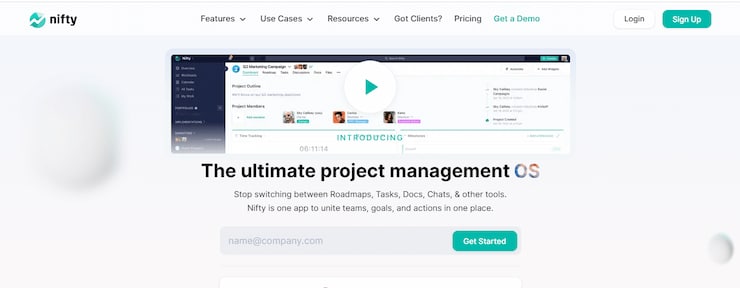 Nifty | Simple PM software perfect for small teams