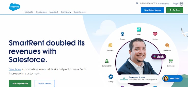 Salesforce the best CRM software for small businsses overall