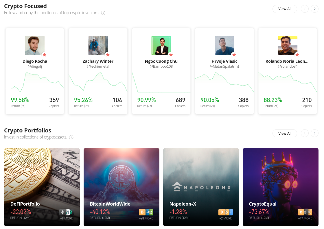 eToro UAE copy trading