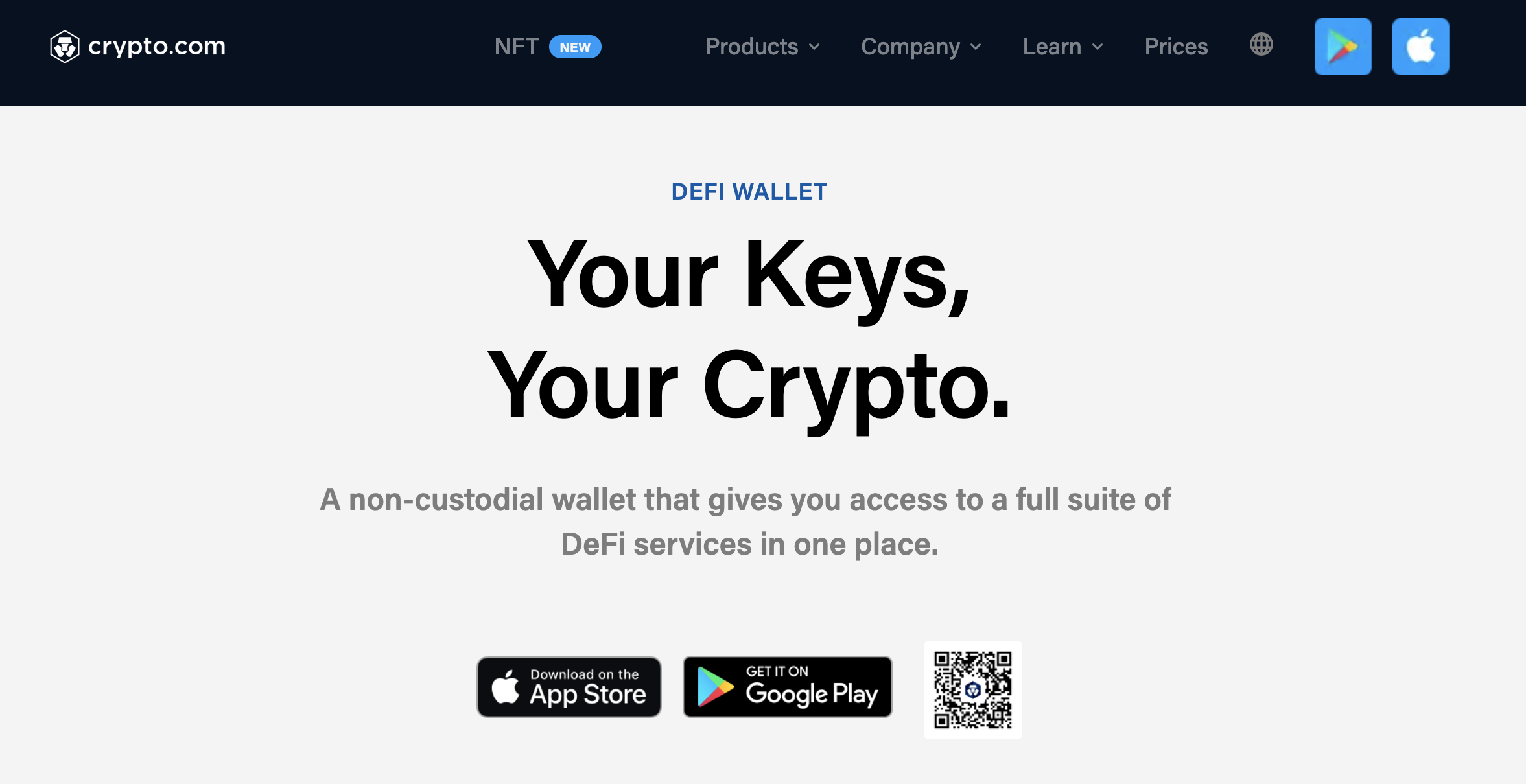 Crypto.com defi wallet