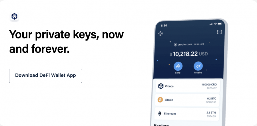 Crypto.com DeFi wallet