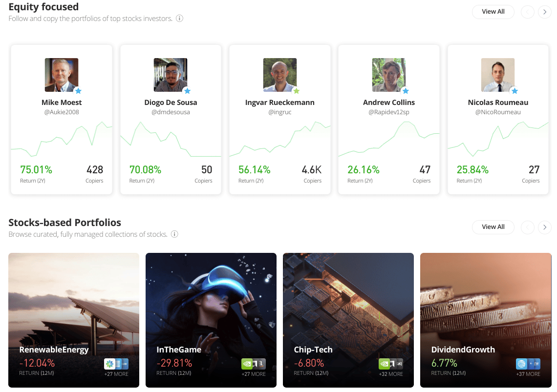 eToro review copy trading