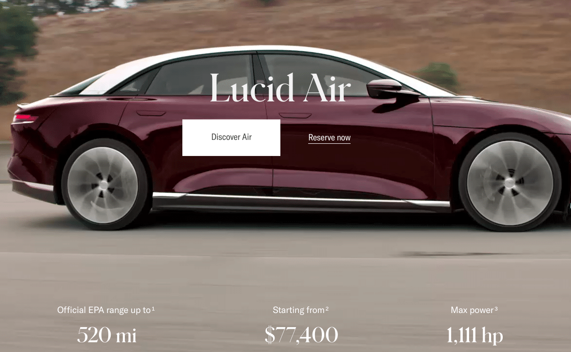 Lucid Motors Stock
