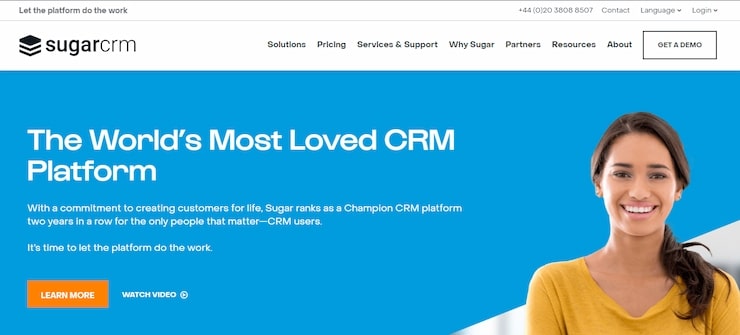 SugarCRM has the best customizable tools
