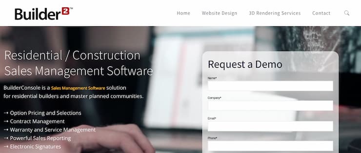 builder console crm software
