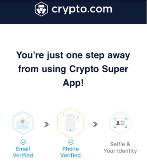 verify account on crypto.com