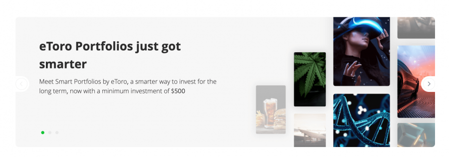 Inteligentní portfolia eToro