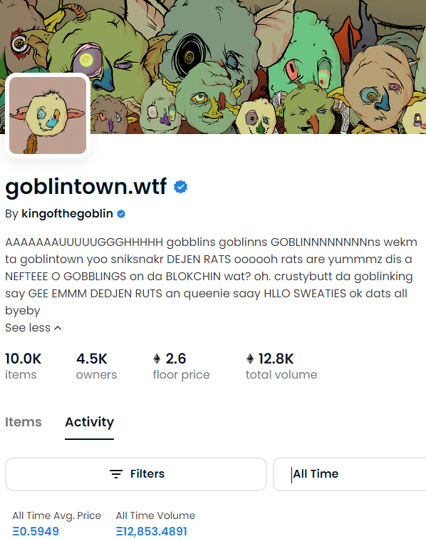 Goblintown NFTs