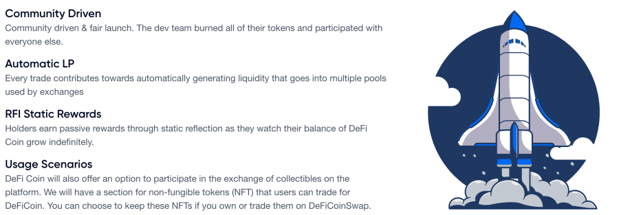 DeFi Coin use cases