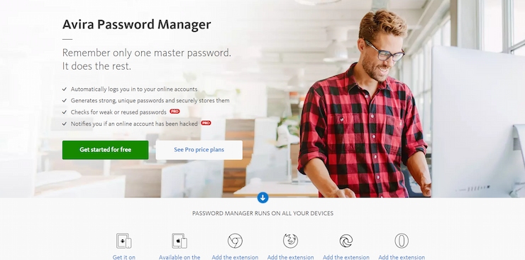 Avira is the best password manager in Canada
