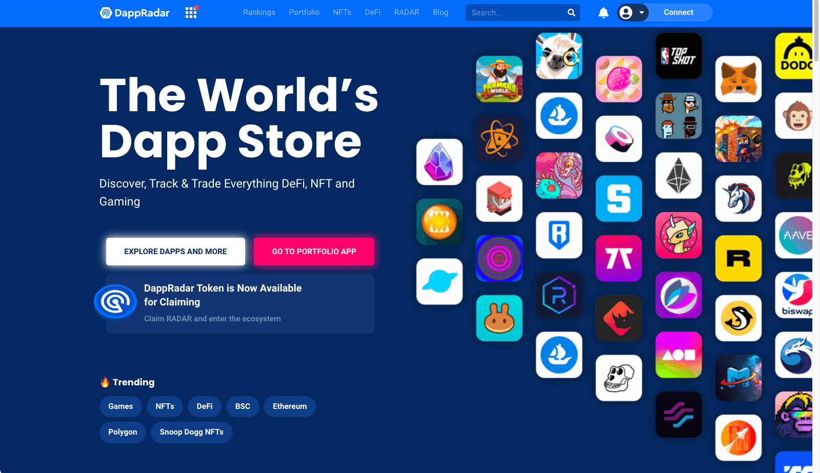Dapp Radar Platform
