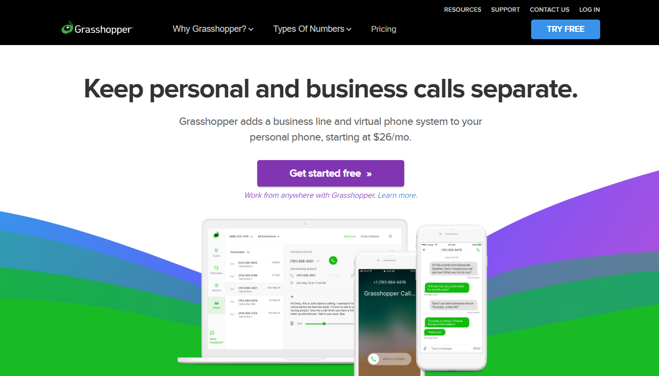 Grasshopper | Popular VoIP for UK businesses