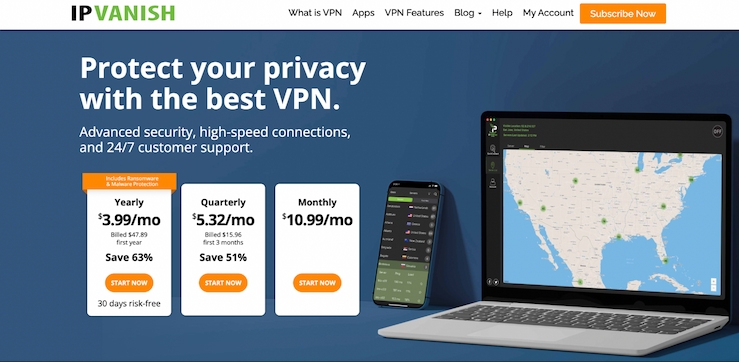 IPVanish is perfect for companies looking for unrestricted connections