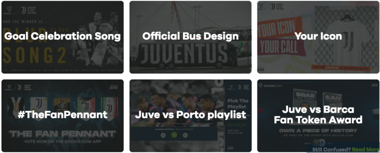 Juventus Fan Token use-cases