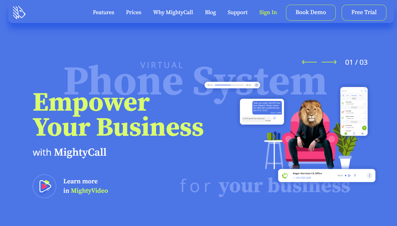 MightCall | Phenomenal virtual landline solution for UK users